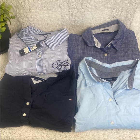 Tommy Hilfiger Women’s Shirt Bundle – Size XL – 4 Classic Styles (2 New) - Picture 12 of 13